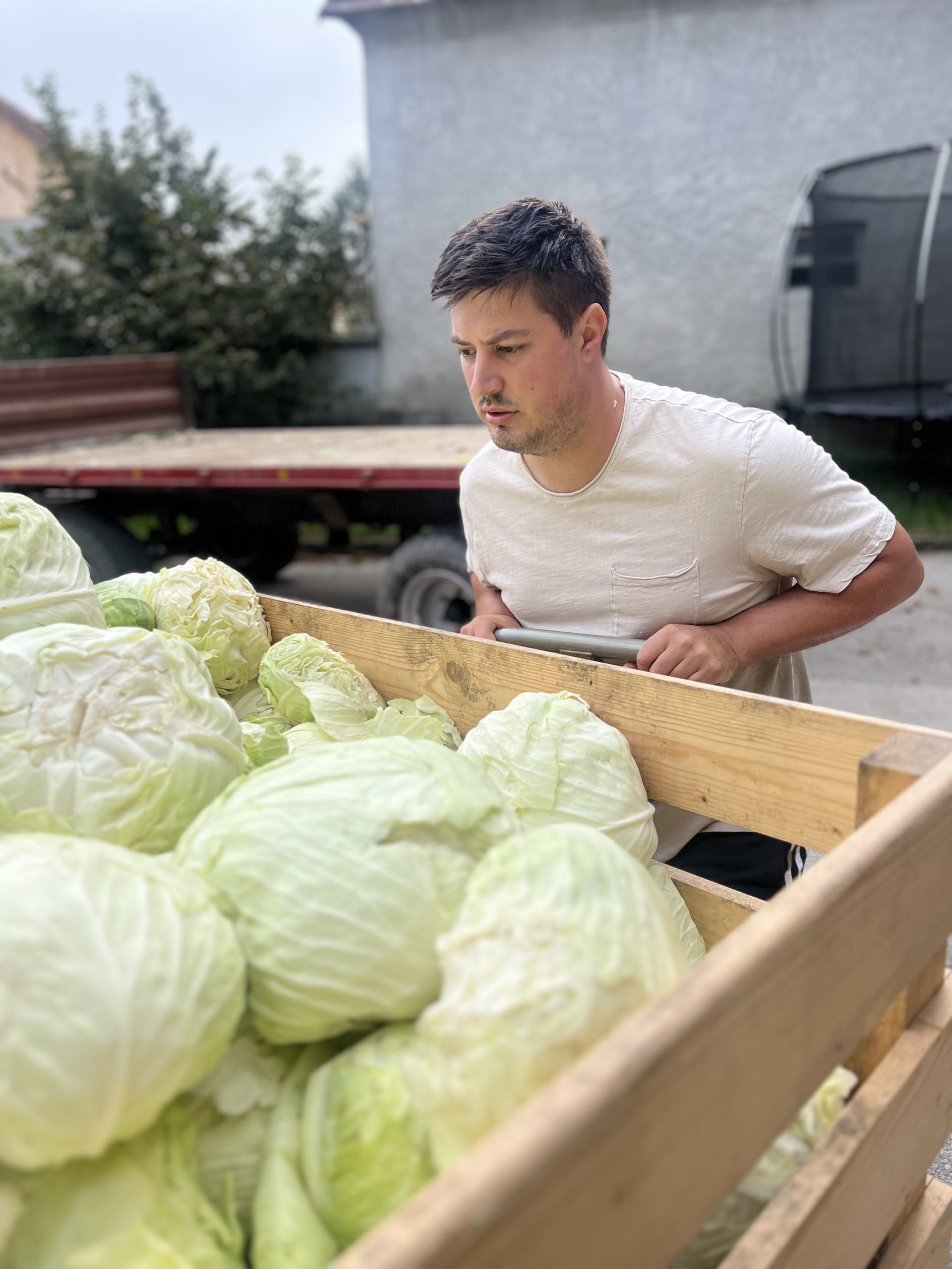 David Ramovž s Kmetije Ramovž v Ljubljani